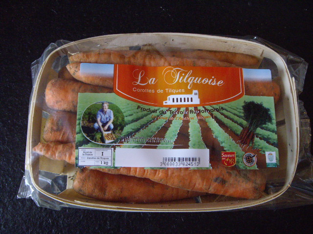 Conditionnement de carottes de Tilques